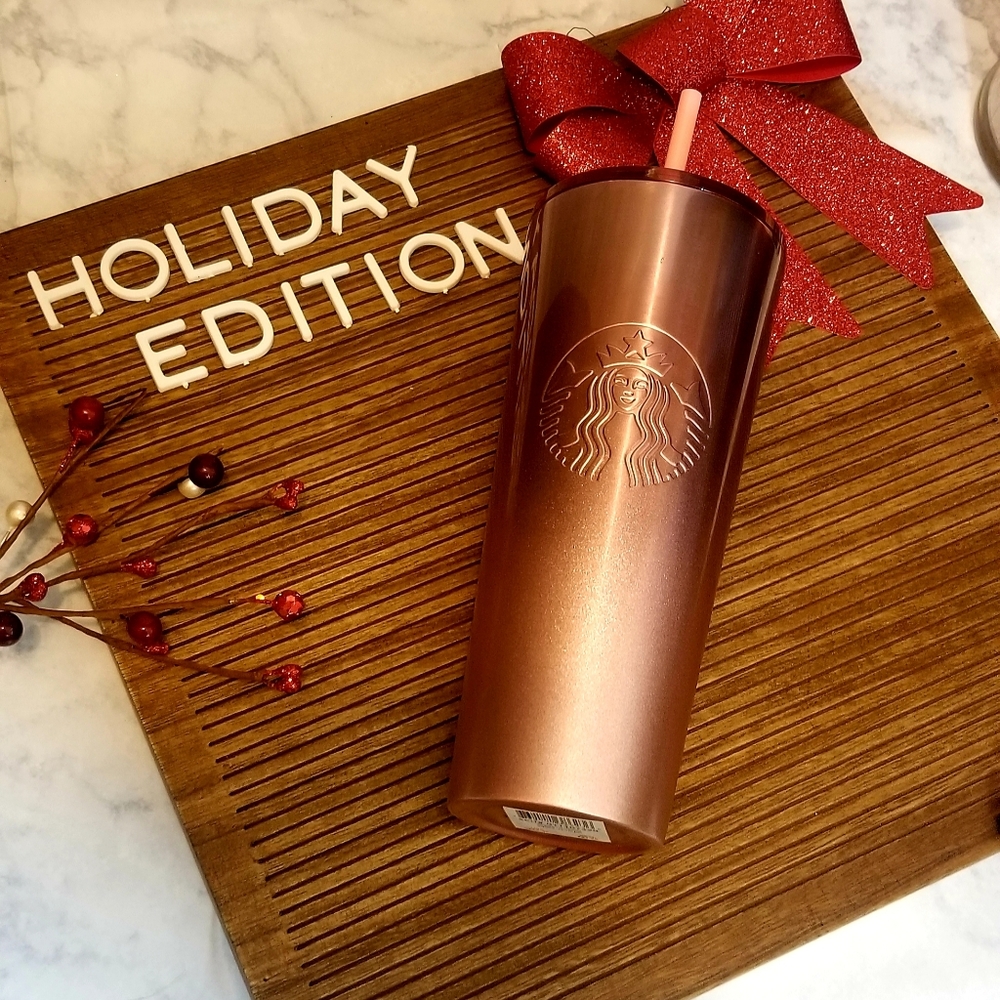 Starbucks 2019 Glitter Gradient Pink Steel Tumbler